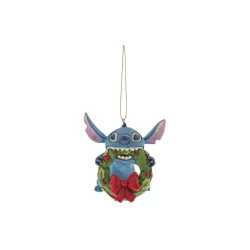 Figurine ornement Stitch de noël Disney traditions A30357