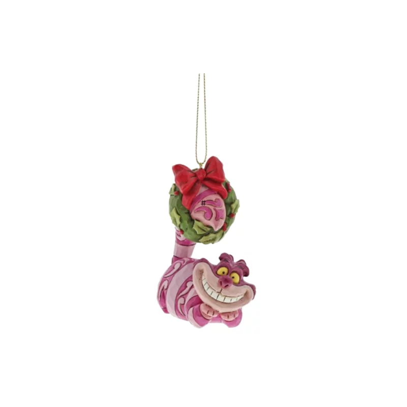 Figurine ornement Cheshire de noël Disney traditions A30358