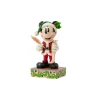 Figurine Mickey père noël avec liste Disney traditions 6016890