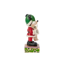 Figurine Mickey père noël avec liste Disney traditions 6016890