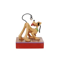 Figurine Pluto clochette de noël sur la queue Disney traditions 6016885