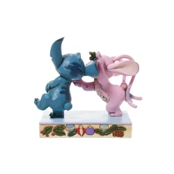 Figurine Angel & Stitch sous le gui Disney traditions 6008980