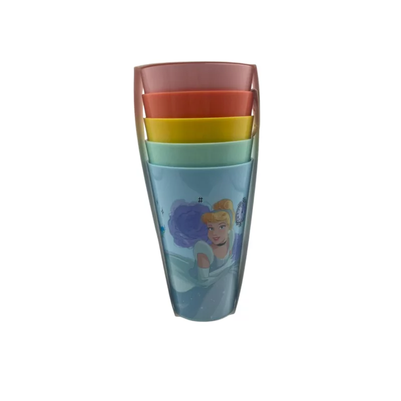 Set de 5 gobelets princesses disney
