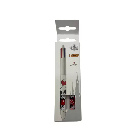 Lot de stylo 4 couleurs Mickey & Minnie Disney