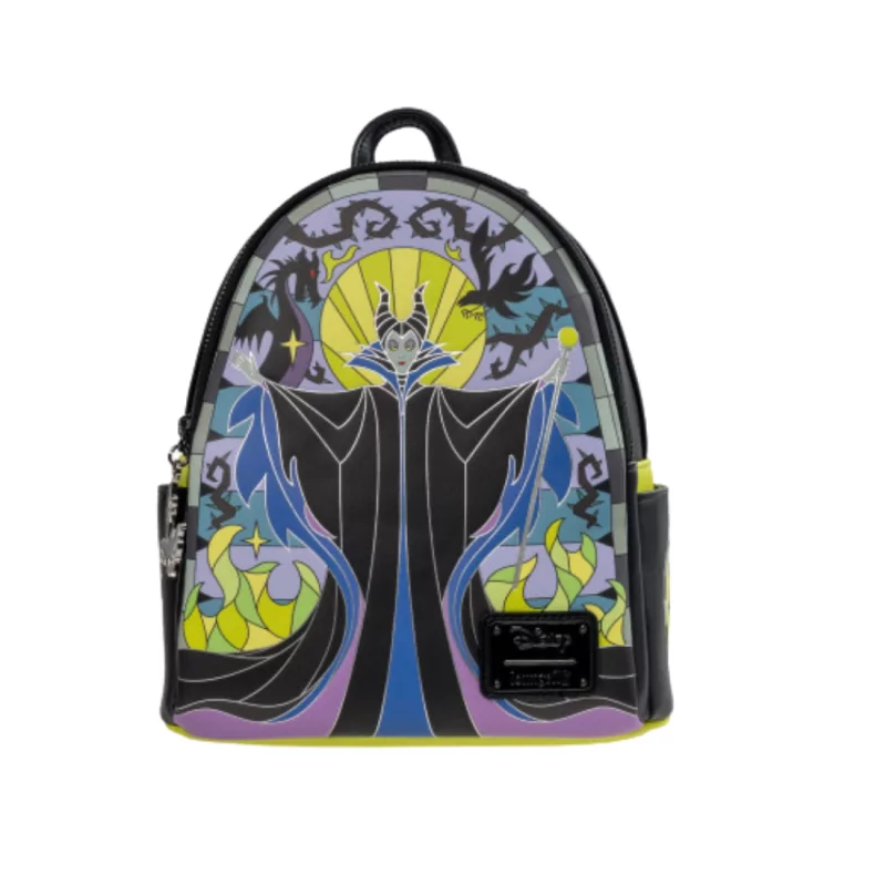 Sac a dos loungefly stained glass maléfique