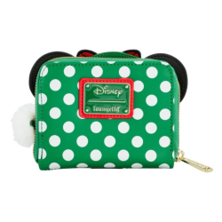 Porte-monnaie Polka dot Christmas Minnie Mouse LOUNGEFLY