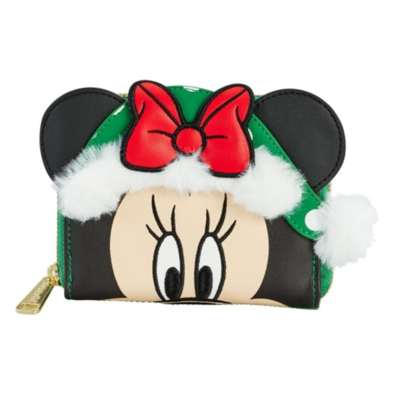 Porte-monnaie Polka dot Christmas Minnie Mouse LOUNGEFLY