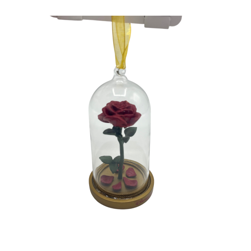 Dôme Rose La Belle et la Bête Disney 12 cm