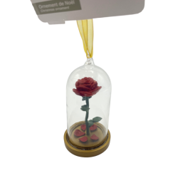 Dôme Rose La Belle et la Bête Disney 12 cm