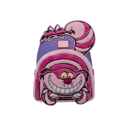 Sac a dos loungefly fuzzy cheshire cat alice au pays des merveilles