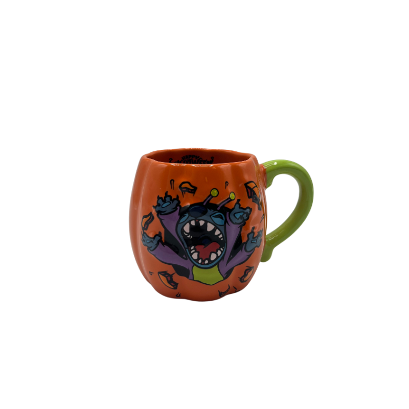 Mug Stitch Halloween Citrouille Disney