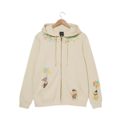 Sweat à capuche zippé floral Là-Haut Pixar