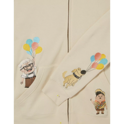 Sweat à capuche zippé floral Là-Haut Pixar