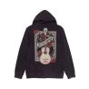 Sweat zippé noir Coco guitare florale