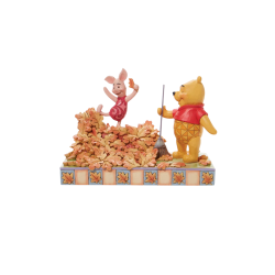 Figurine Winnie et porcinet en automne Disney traditions - 6008990