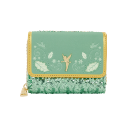 Portefeuille Loungefly Fée Clochette Holiday Sequin