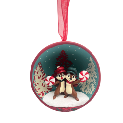 Ornement Demi-Boule Disney Tic & Tac Noël