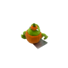 Peluche d'épaule Bob Halloween Monstres & Cie Disney