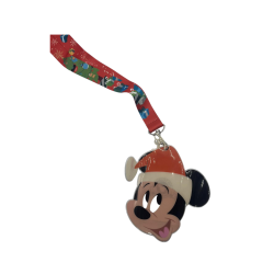 Tour de cou lannière Mickey noël Disney