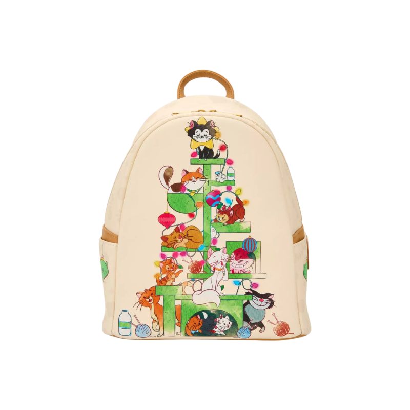 Sac a dos loungefly disney cats christmas tree