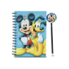 Carnet de notes avec stylo Mickey & Pluto Disney