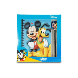 Carnet de notes avec stylo Mickey & Pluto Disney