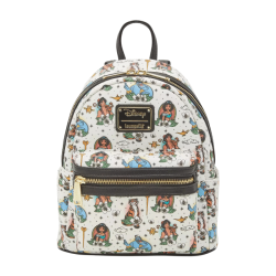 Sac a dos loungefly Characters portraits tattoo Aladdin