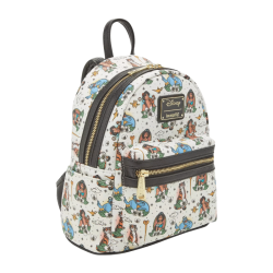 Sac a dos loungefly Characters portraits tattoo Aladdin