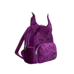 Sac a dos loungefly purple velvet maléfique