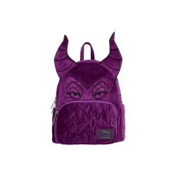 Sac a dos loungefly purple velvet maléfique