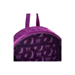 Sac a dos loungefly purple velvet maléfique