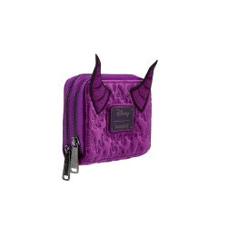 Portefeuille loungefly purple velvet maléfique