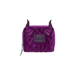 Portefeuille loungefly purple velvet maléfique