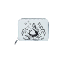 Portefeuille loungefly black and white alice au pays des merveilles