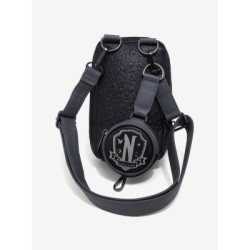 sac a bandoulière Wednesday Black Rose Loungefly livraison 11/25