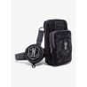 sac a bandoulière Wednesday Black Rose Loungefly livraison 11/25