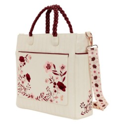 Tote bag convertible Cream & Red Floral Loungefly - livraison 11/25