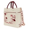 Tote bag convertible Cream & Red Floral Loungefly - livraison 11/25