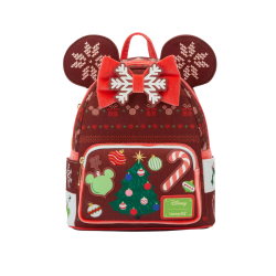 Sac a dos loungefly sweater holiday minnie mouse