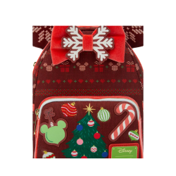 Sac a dos loungefly sweater holiday minnie mouse