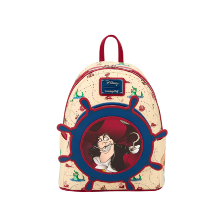 Sac a dos loungefly ship wheel rotating capitaine crochet