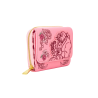 Portefeuille loungefly pink roses la belle & la bête