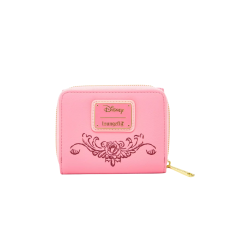 Portefeuille loungefly pink roses la belle & la bête