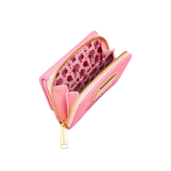 Portefeuille loungefly pink roses la belle & la bête