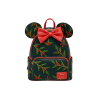 Sac a dos loungefly holiday holly ears minnie mouse