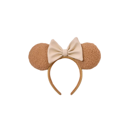 Ears loungefly brown sherpa minnie mouse