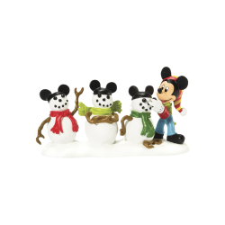 Figurine Mickey et les 3 Souris Disney Noël