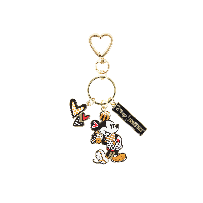 Porte-clé Mickey Bouquet de Fleurs Disney