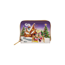 Portefeuille Mickey et Minnie Noël Loungefly