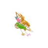 Pince à cheveux Pascal floral Raiponce Disney - Livraison 10/2025